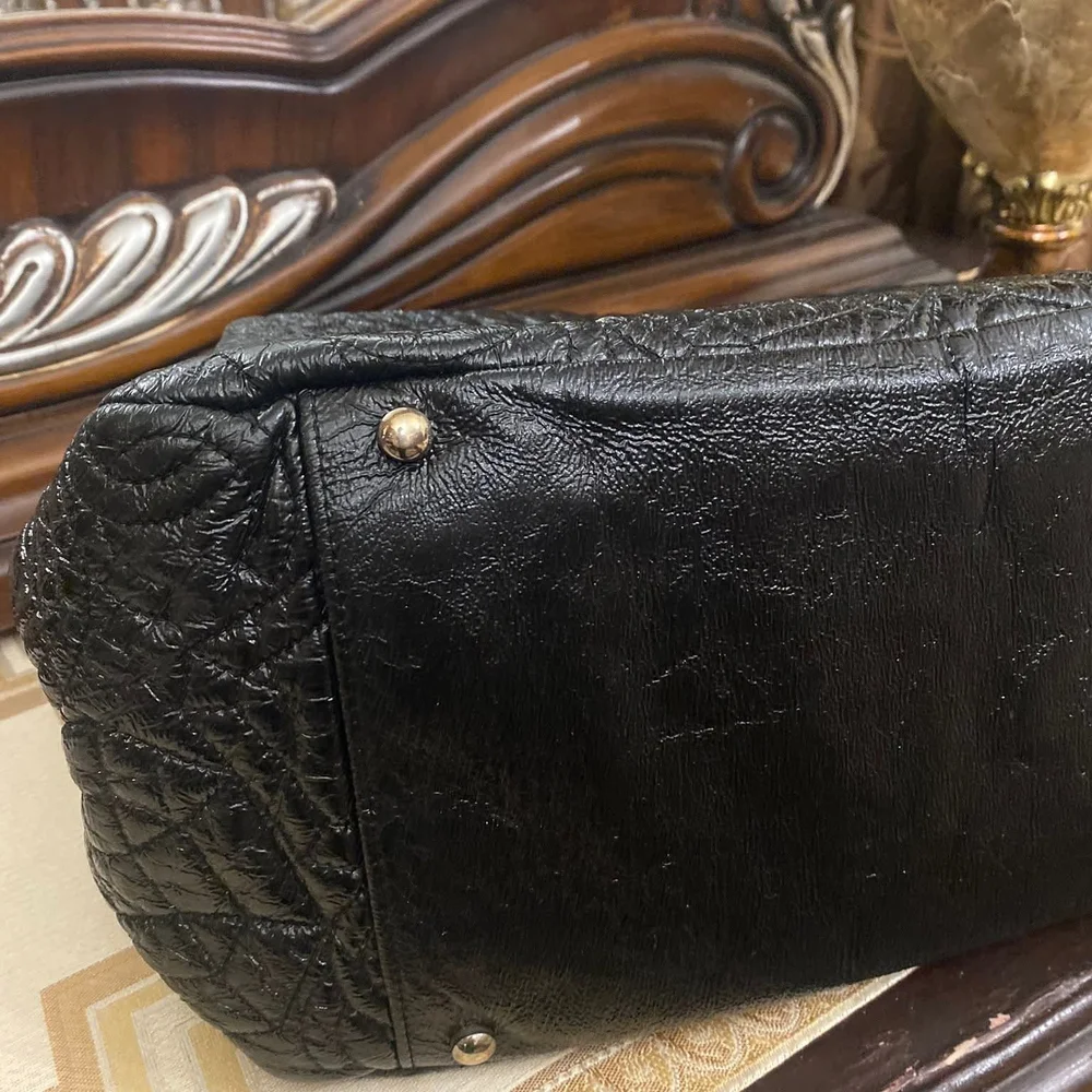 Chanel Black Quilted Leather Chain Bag - Picture 7 of 15